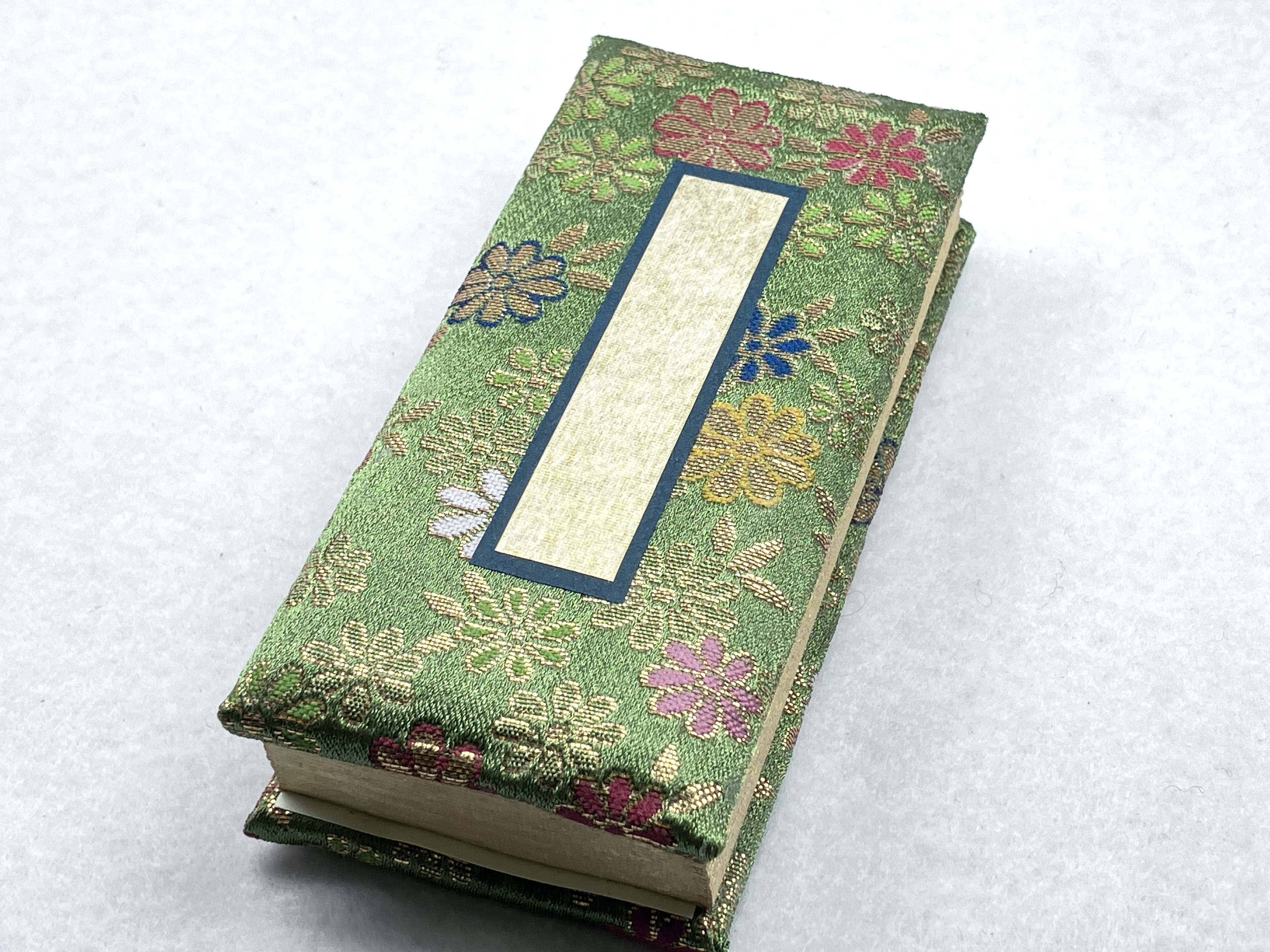 過去帳　夢源　4寸　緑