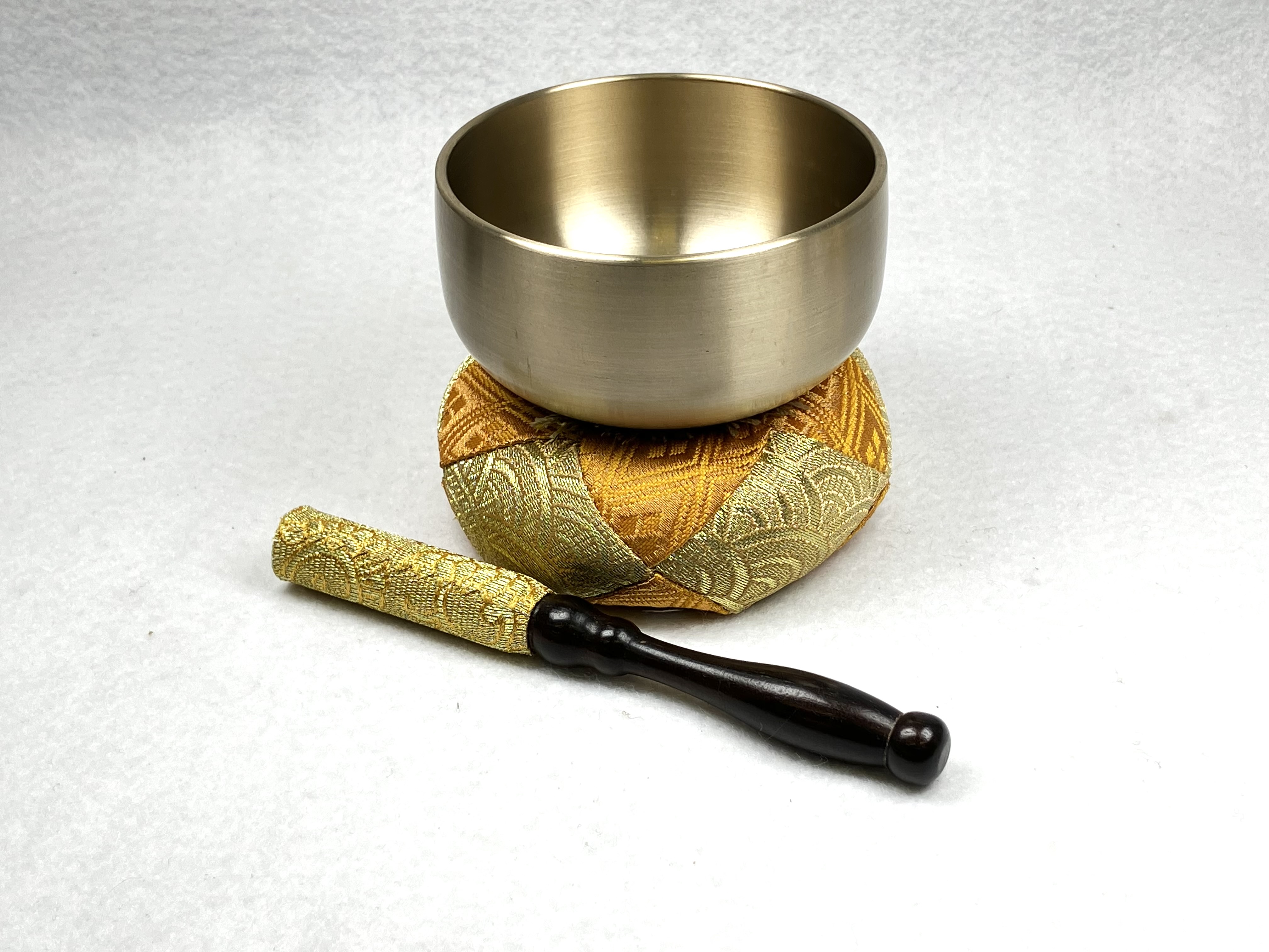 おりんセット　2.8寸　黄