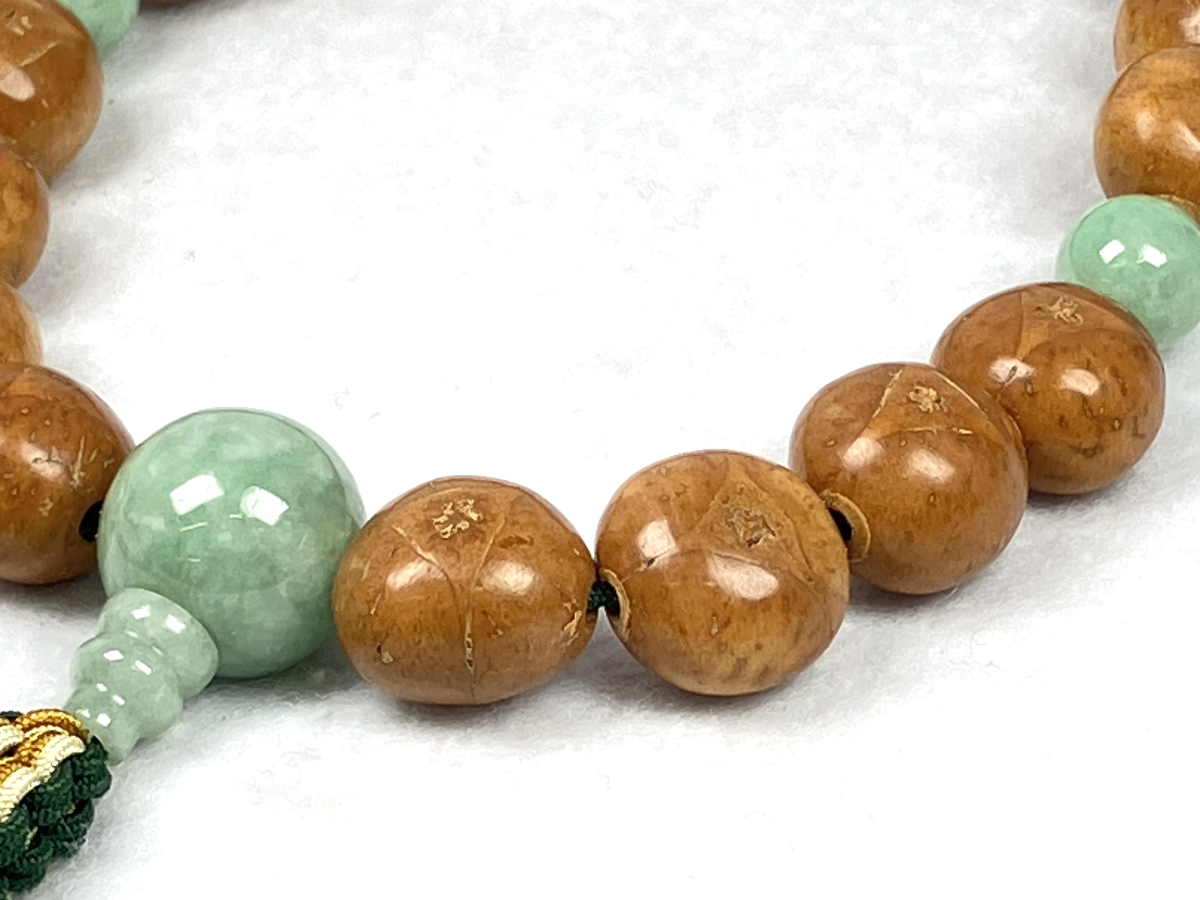 龍眼菩提樹18玉　本翡翠仕立て 商品画像3